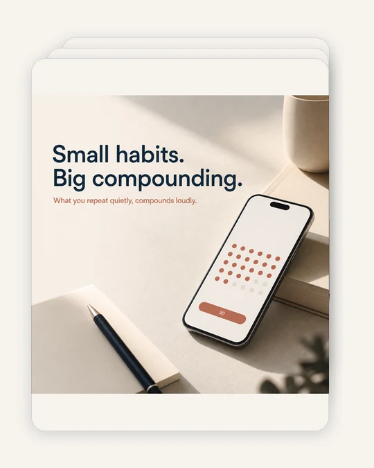 A carousel Clanner designed in the Device mockup style
